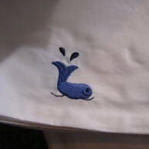 Pottery Barn Kids Blue and White Duvet Cover